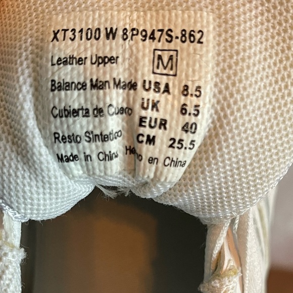 Prince XT 3100 leather non marking court shoe women’s 8 1/2 Brand New - Picture 7 of 8